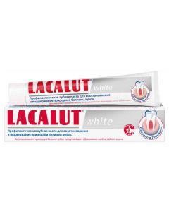 Buy Lacalut whitening toothpaste White, 75 ml | Florida Online Pharmacy | https://florida.buy-pharm.com
