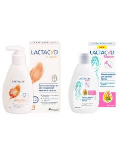 Buy Lactacyd set for intimate hygiene: Classic + Shave (1 + 1) | Florida Online Pharmacy | https://florida.buy-pharm.com