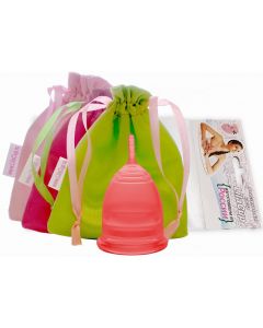 Buy Menstrual Cup LilaCup Practitioner in a satin bag red L | Florida Online Pharmacy | https://florida.buy-pharm.com