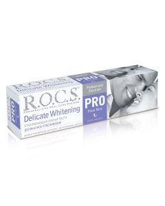 Buy ROCS Toothpaste PRO Delicate Whitening Fresh Mint, 135 g | Florida Online Pharmacy | https://florida.buy-pharm.com