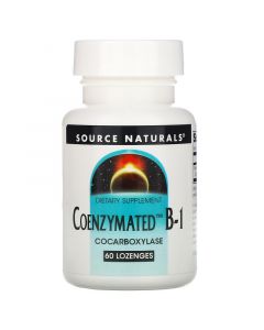 Buy Source Naturals, Coenzymated B-1, 60 lozenges | Florida Online Pharmacy | https://florida.buy-pharm.com