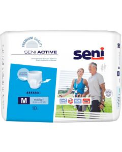 Buy Absorbing panties for adults 'Seni Active', disposable, size 2 (80-110 cm), 10 pieces | Florida Online Pharmacy | https://florida.buy-pharm.com