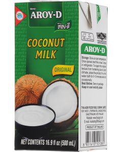 Buy Aroy-d Coconut milk 70% fat content 17-19%, 500 ml | Florida Online Pharmacy | https://florida.buy-pharm.com