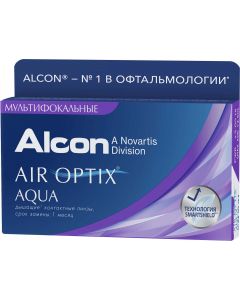Buy Alcon Air Optix Aqua Multifocal contact lenses. 50 / Monthly, -0 14.2 / 8.6, LOW, 3 pcs. | Florida Online Pharmacy | https://florida.buy-pharm.com