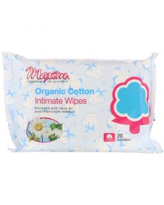 Buy Maxim Hygiene Products, Intimate Wet Wipes, Organic Cotton, 20 pcs. | Florida Online Pharmacy | https://florida.buy-pharm.com