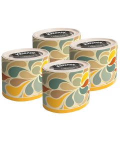 Buy 75371/4 Kleenex Facial Paper Napkins Set, round box, color. petals, 3-cl, 64 pcs x 4 pack | Florida Online Pharmacy | https://florida.buy-pharm.com