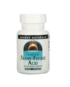 Buy Source Naturals, Athletic Series Antioxidant, Trans-Ferulic Acid, 250 mg, 60 Tablets | Florida Online Pharmacy | https://florida.buy-pharm.com