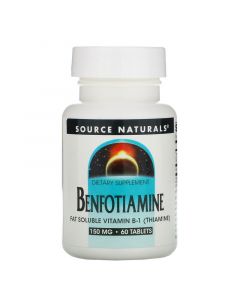 Buy Source Naturals, Benfotiamine, 150 mg, 60 tablets | Florida Online Pharmacy | https://florida.buy-pharm.com