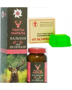 Buy Balm with maral antlers 'For psoriasis' 30 ml. + Monastyrskoe soap for psoriasis | Florida Online Pharmacy | https://florida.buy-pharm.com