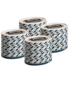 Buy 75388/4 Set of Paper napkins for the face Kleenex, round box, green leaflets, 3-sl, 64 pcs x 4 pack | Florida Online Pharmacy | https://florida.buy-pharm.com