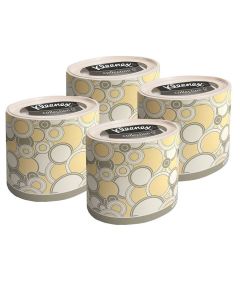 Buy 75364/4 Set of Kleenex Facial Paper Napkins, round box, yellow circles, 3-cl, 64 pcs x 4 pack | Florida Online Pharmacy | https://florida.buy-pharm.com