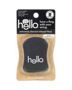 Buy Hello, Dental Floss With activated carbon, natural peppermint scent, 50 m | Florida Online Pharmacy | https://florida.buy-pharm.com
