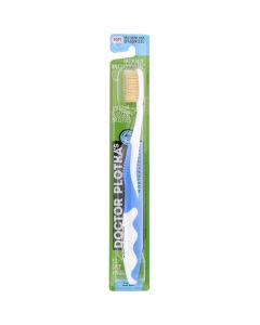Buy Dr. Plotka, MouthWatchers, Natural Antimicrobial Resistant Adult Toothbrush, Soft, Blue, 1 Toothbrush | Florida Online Pharmacy | https://florida.buy-pharm.com