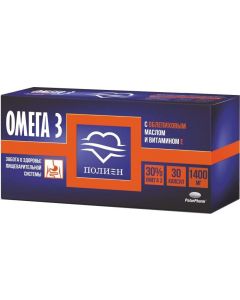 Buy Omega-3 30% 'Polyene' with sea buckthorn oil and vitamin E capsules 1400 mg # 30 | Florida Online Pharmacy | https://florida.buy-pharm.com
