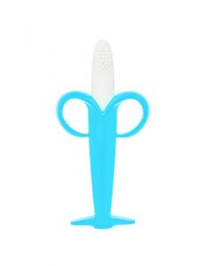 Buy Baby toothbrush teether silicone massager Banana blue | Florida Online Pharmacy | https://florida.buy-pharm.com