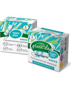 Buy Green Day Super Plus tampons , 8 pcs  | Florida Online Pharmacy | https://florida.buy-pharm.com