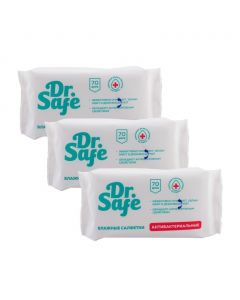 Buy Dr.Safe antibacterial wet wipes 210 pcs. (3 * 70 pcs / pack) | Florida Online Pharmacy | https://florida.buy-pharm.com
