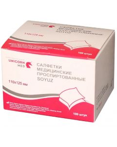 Buy Alcohol napkins Unicorn Med 110х125 mm 100 pcs. | Florida Online Pharmacy | https://florida.buy-pharm.com