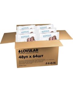 Buy Set of wet wipes Lovular For yourself and girlfriends. So cheaper !, 48 packs of 64 pcs | Florida Online Pharmacy | https://florida.buy-pharm.com