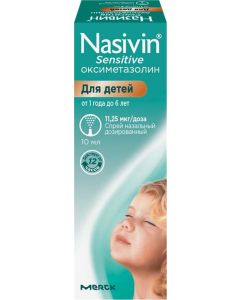 Buy Nazivin Sensitive Spray nasal., Dosage 11.25mkg / dose, 10ml, # 1 | Florida Online Pharmacy | https://florida.buy-pharm.com