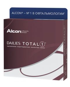 Buy Contact lenses Alcon Dailies Total 1 (90) Daily, -2.25 / 14.1 / 8.5, 90 pcs. | Florida Online Pharmacy | https://florida.buy-pharm.com