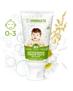 Buy Toothpaste for children from 0 to 3 years old Synergetic natural, without dyes and fragrances, 50g | Florida Online Pharmacy | https://florida.buy-pharm.com