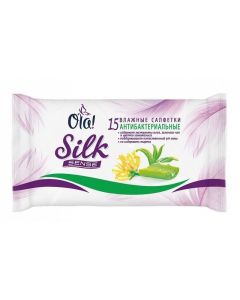 Buy OLA! Silk Sense Wet Cleansing Wipes for Makeup Removal 15 pcs  | Florida Online Pharmacy | https://florida.buy-pharm.com