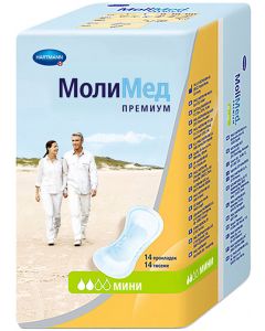 Buy HARTMANN MoliMed Premium mini Urological pads 14 pcs. | Florida Online Pharmacy | https://florida.buy-pharm.com