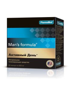 Buy Man's Formula Active day. Men's vitamins for energy, endurance, memory. Contains vitamin B, ginkgo biloba, niacin, cyanocobalamin  | Florida Online Pharmacy | https://florida.buy-pharm.com