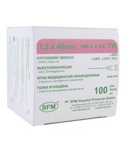 Buy Disposable sterile needle 1.20 x 40 mm (18G) SFM, Germany # 100  | Florida Online Pharmacy | https://florida.buy-pharm.com