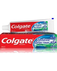 Buy Colgate Complex toothpaste 'Triple action. Natural mint', 50 ml | Florida Online Pharmacy | https://florida.buy-pharm.com