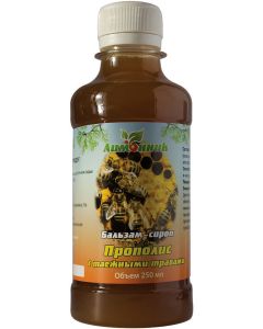 Buy NPK lemongrass. 'Balm-syrup Propolis with taiga herbs' Immunity. ARVI prevention. 250 ml. | Florida Online Pharmacy | https://florida.buy-pharm.com