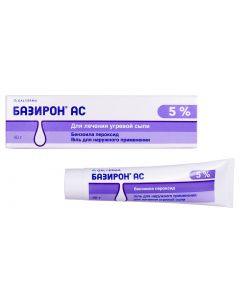Buy Baziron AS Facial gel, tube, 5%, 40 g | Florida Online Pharmacy | https://florida.buy-pharm.com