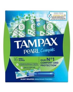 Buy Tampax Super Duo tampons with applicator, 16 pcs, 1 pack | Florida Online Pharmacy | https://florida.buy-pharm.com