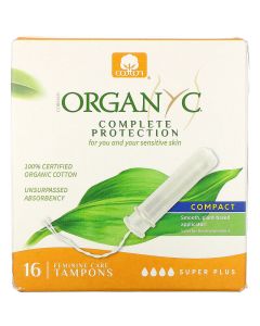 Buy Organyc, Organic Compact, Super Plus, 16 / Pack | Florida Online Pharmacy | https://florida.buy-pharm.com