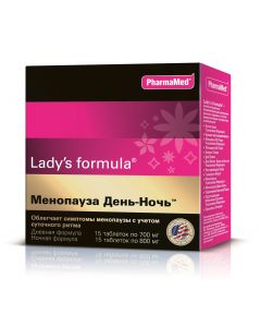 Buy Lady-S Formula 'Menopause day-night' biocomplex, 15 + 15 tablets | Florida Online Pharmacy | https://florida.buy-pharm.com