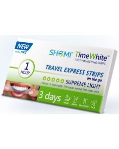 Buy Teeth whitening strips Shomi Supreme Light 3 Days Whitening strips for sensitive teeth 6 strips | Florida Online Pharmacy | https://florida.buy-pharm.com
