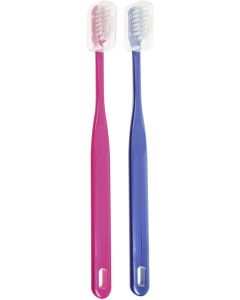 Buy Okazaki Toothbrush with platinum nanoparticles, color: pink, purple, 2 pcs | Florida Online Pharmacy | https://florida.buy-pharm.com