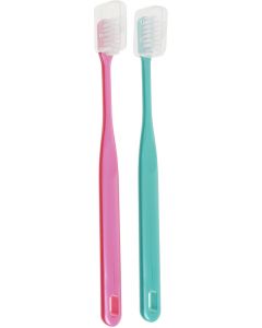 Buy Okazaki Toothbrush with platinum nanoparticles, color: pink, green, 2 pcs | Florida Online Pharmacy | https://florida.buy-pharm.com