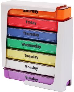Buy Rectangular pill box for 7 days 'Homsu', color: multicolored PIGE  | Florida Online Pharmacy | https://florida.buy-pharm.com