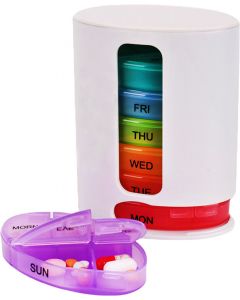 Buy Oval pill box for 7 days 'Homsu', color: multicolored | Florida Online Pharmacy | https://florida.buy-pharm.com