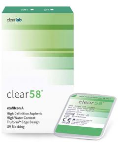 Buy Clearlab Clear contact lenses 58 / 8.3 / Monthly, -2.50 / 14.0 / 8.3 , 6 pcs. | Florida Online Pharmacy | https://florida.buy-pharm.com