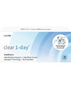 Buy ClearLab contact lenses ClearLab Clear 1-Day contact lenses / 30 pcs / 8.7 / 14.2 Daily, -0.50 / 14.2 / 8.8, 30 pcs. | Florida Online Pharmacy | https://florida.buy-pharm.com