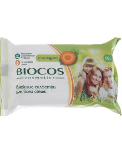 Buy BioCos Wet wipes, universal, for the whole family, 60 pcs | Florida Online Pharmacy | https://florida.buy-pharm.com