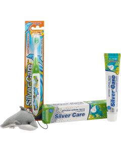 Buy Silver Care dental kit for children, from 6 to 12 years old, mint mix, color: green | Florida Online Pharmacy | https://florida.buy-pharm.com