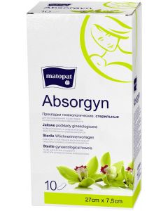 Buy MATOPAT Absorgyn sanitary pads, sterile, 27 x 7.5 cm, 10 pcs | Florida Online Pharmacy | https://florida.buy-pharm.com