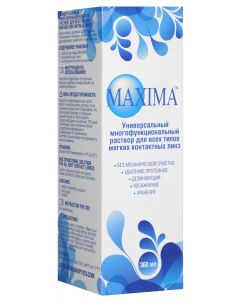 Buy Maxima Solution for contact lenses with container, 360 ml | Florida Online Pharmacy | https://florida.buy-pharm.com