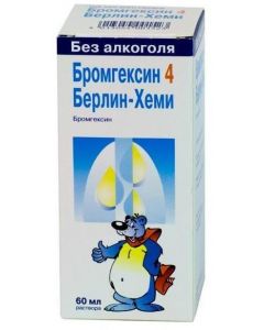 Buy Bromhexin 4 Berlin-Chemie Oral solution, 4 mg / 5 ml, 60 ml | Florida Online Pharmacy | https://florida.buy-pharm.com