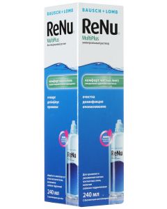 Buy Bausch + Lomb Solution for contact lenses 'ReNu MultiPlus', with container, 240 ml | Florida Online Pharmacy | https://florida.buy-pharm.com