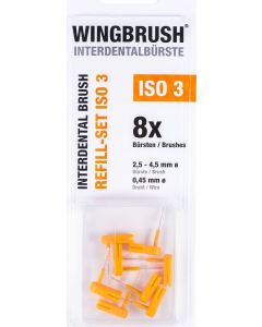 Buy A set of interchangeable brushes Wingbrush ISO 3, 8 pcs | Florida Online Pharmacy | https://florida.buy-pharm.com